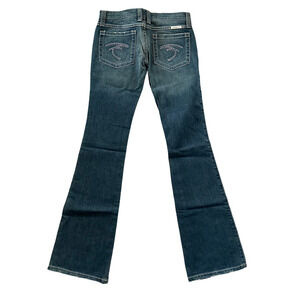 Frankie B. Y2K Dark Low Rise Downtown Slim Bootcut Jeans Size 2 NWT $179